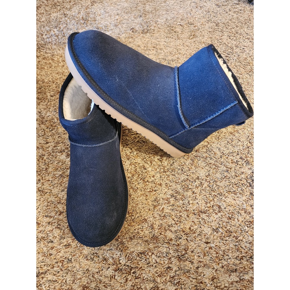 Koolaburra‎ by UGG Classic Mini Boots Navy Suede Size 9 NWOT